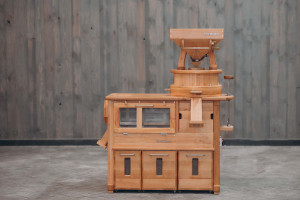 Stone mill for flour with sifter D30S mini