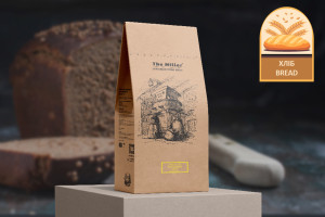 Whole grain millet rye flour