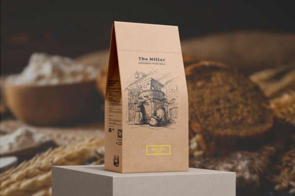 Whole grain millet rye flour