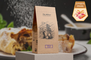 Whole grain millet flour from organic spelled