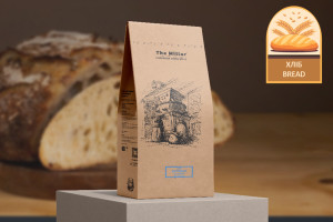 Flour mill from organic spelled seeded